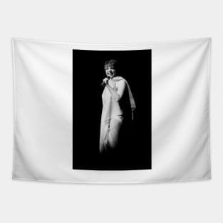 Liza Minnelli BW Photograph Tapestry