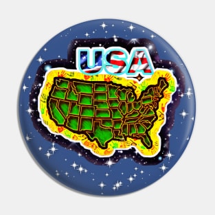 Hands Across America Pin