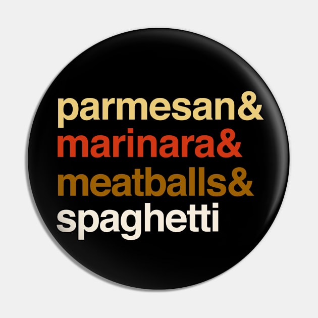 Deconstructed spaghetti and meatballs: parmesan & marinara & meatballs & spaghetti Pin by Ofeefee