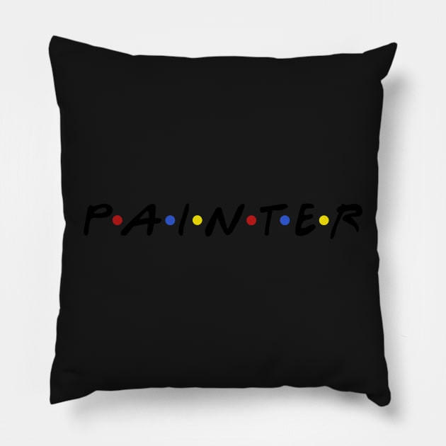 painter Pillow by quirkyandkind