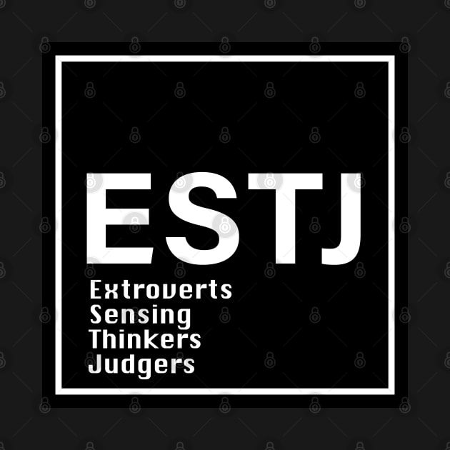 MBTI ESTJ  MBTI, 16 Personalities , black by princessmi-com