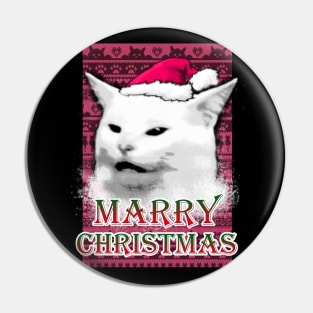 Woman yelling at Cat meme Pin