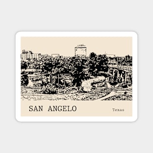 San Angelo Texas Magnet