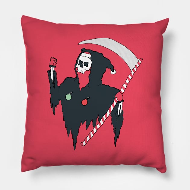 Christmas Ripper Pillow by CalebLindenDesign