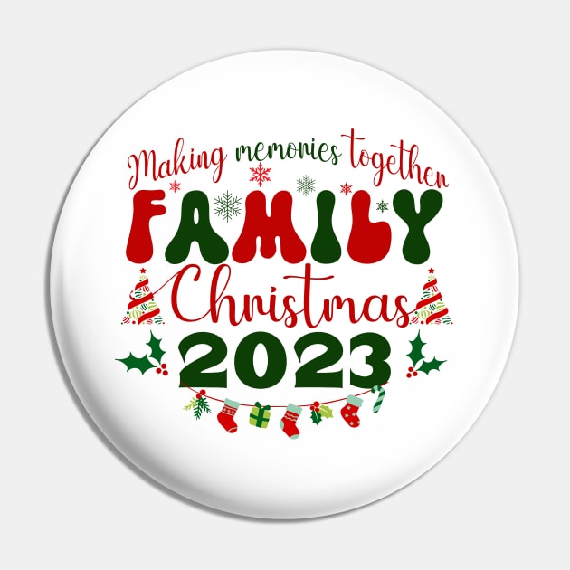 Family Christmas-2023 Matching Pin by ARTSYVIBES111