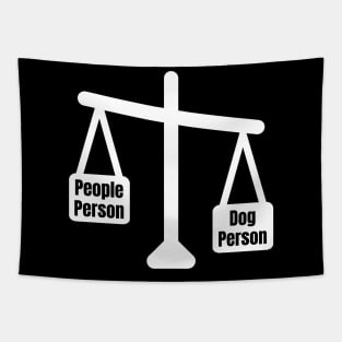 Dog Person, prefer Paws vs. People Tapestry