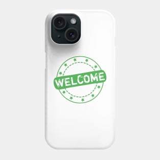 Welcome Stamp Icon Phone Case