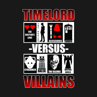 Timelord vs Villains T-Shirt