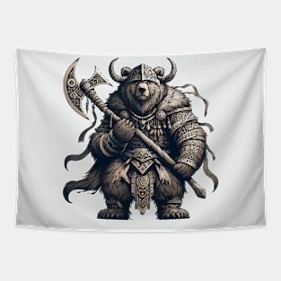 Norse Mythology Viking Warrior Bear Berserker Tapestry