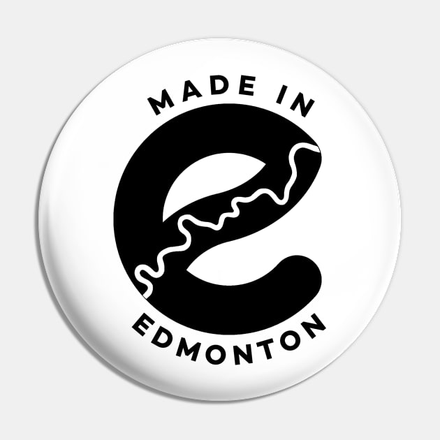 Made in Edmonton Pin by Edmonton River