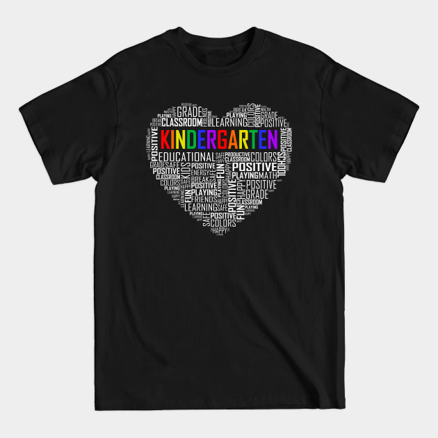 Discover Kindergarten Heart - Kindergarten - T-Shirt