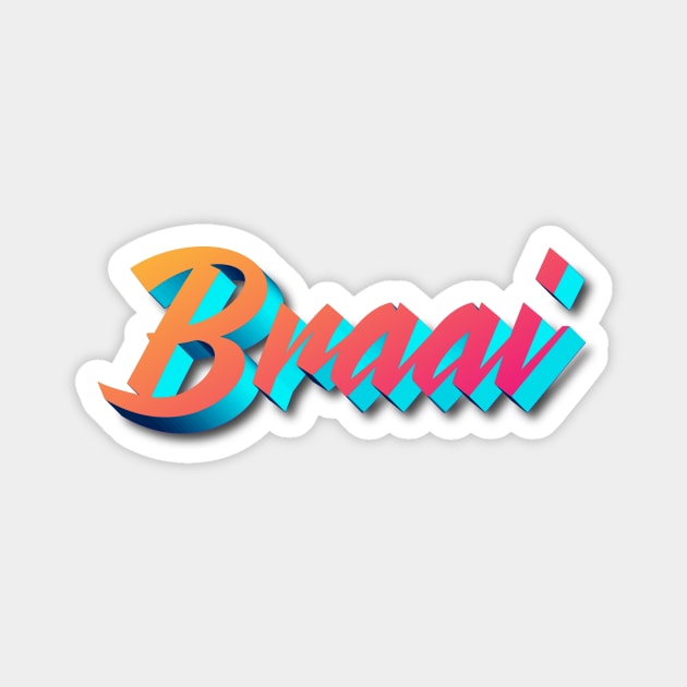 Braai Magnet by Arend Studios