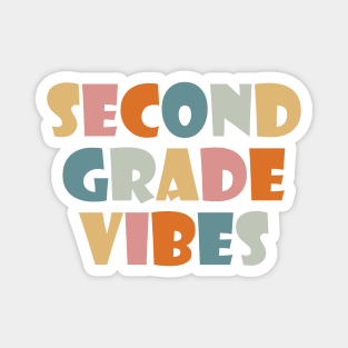 Second Grade Vibes Magnet