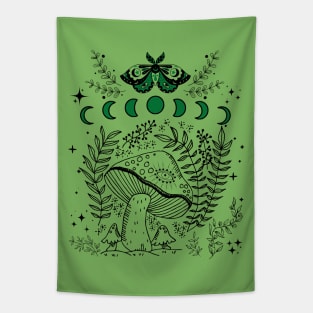 Cottagecore Mushroom Goblincore Aesthetic Tapestry