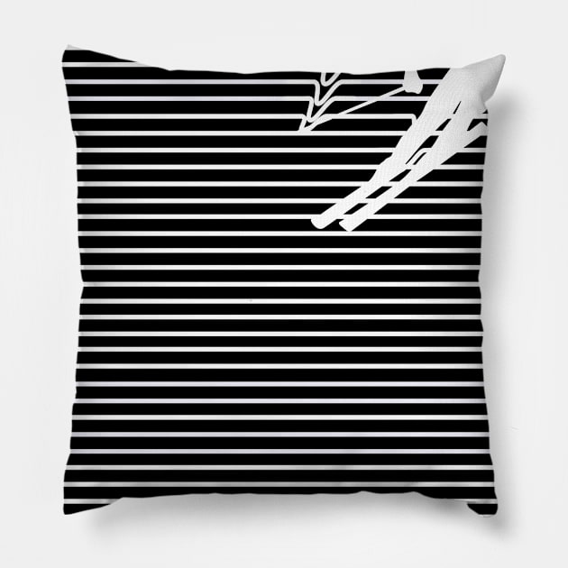 Skiing Shirt Pillow by ErdnussbutterToast