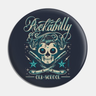 Rockabilly old school Pin