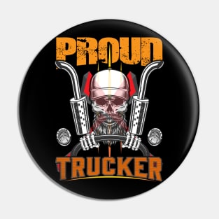 Proud Trucker Pin