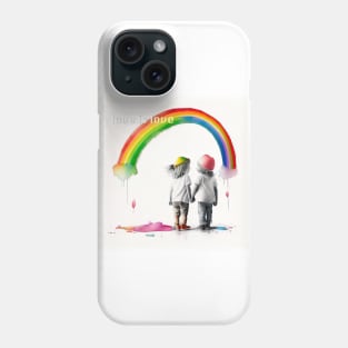 [AI Art] Best learned young: love is love Phone Case