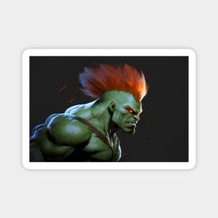 Blanka Street Fighter - Original Artwork Magnet