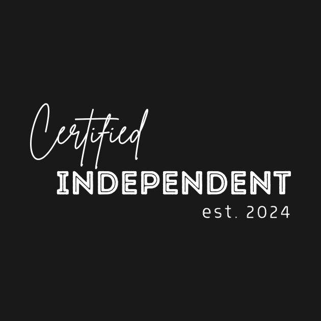 Certified Independent Est 2024 by Innovative GFX