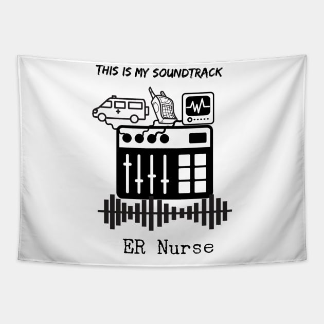 ER Soundtrack Tapestry by GMAT