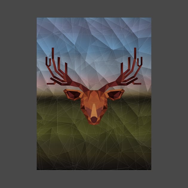 Geometric Deer by CloudTerra