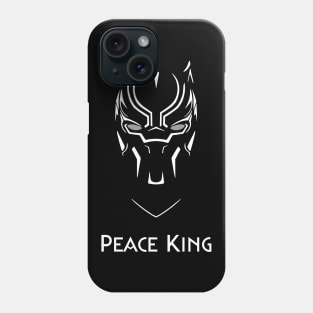 Peace King - Black Panther T-Shirt Phone Case