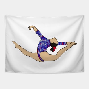 Maggie Nichols Gymnastics Drawing Tapestry