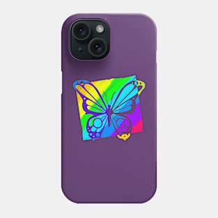 Rainbow butterfly Art Phone Case