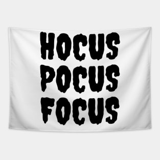 “Hocus Pocus Focus” Halloween Quote Design | Halloween Spirit | Halloween Decor Tapestry