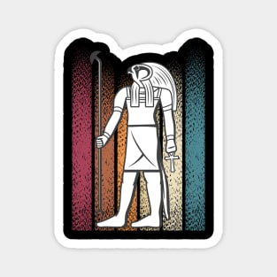 Vintage Retro God Ra, The Creator God of Ancient Egypt Magnet