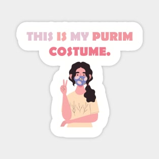 This Is My Purim Costume Magnet