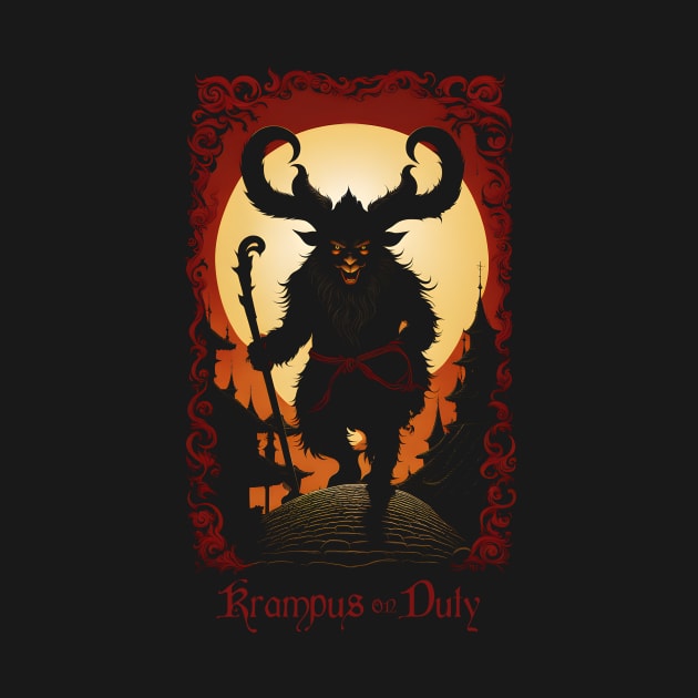 Krampus on Duty by didibayatee