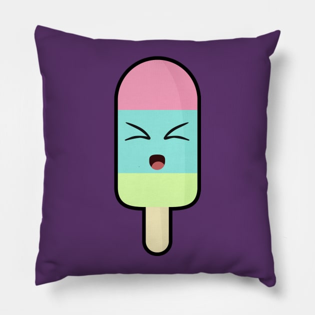 Kawaii Popsicle Pillow by KawaiiNir