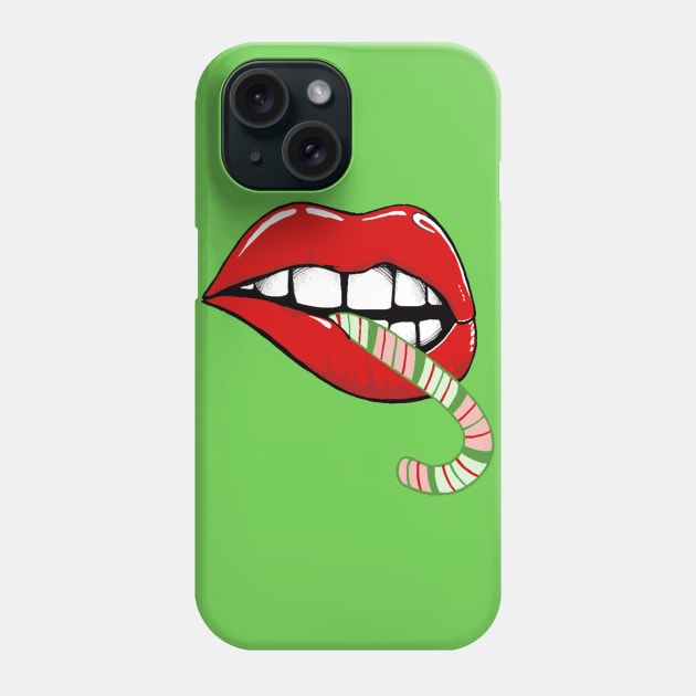 Hot lips and cool peppermint Phone Case by Keatos