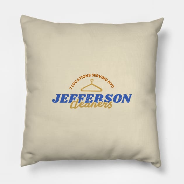 jefferson serving newyork Pillow by HANASUISI