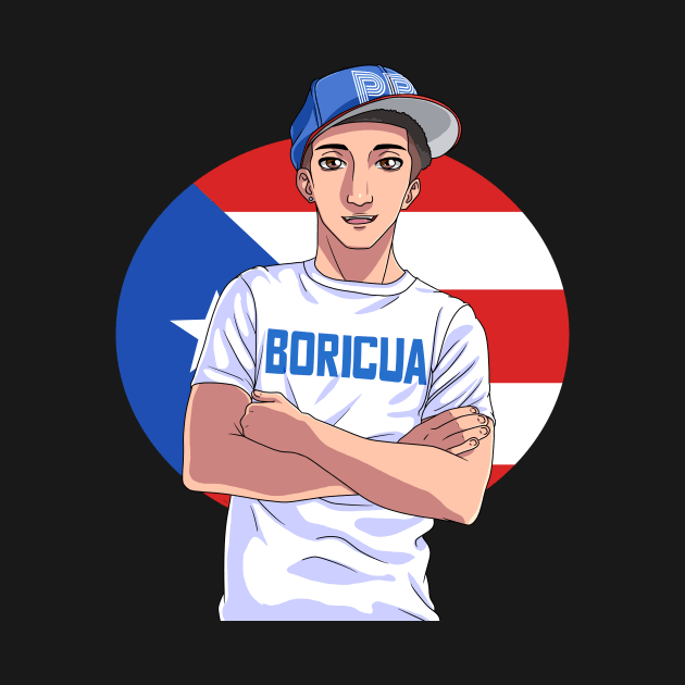 Boricua Puerto Rican Strong Pride Puerto Rico Flag by Noseking