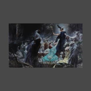 Souls of Acheron -Adolf Hirémy-Hirschl T-Shirt