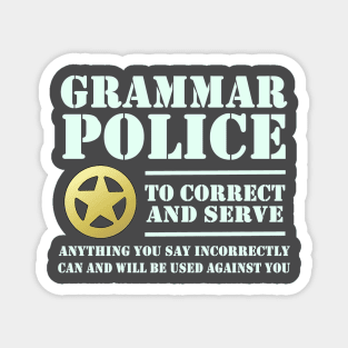 Grammar Police Magnet