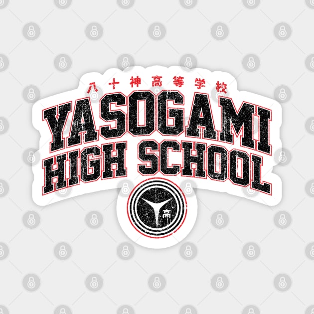 Yasogami High School (Variant) Magnet by huckblade