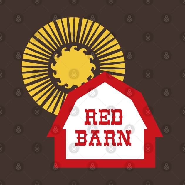 Red Barn restaurant farm and sun by carcinojen