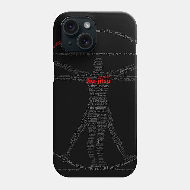 Jiu-jitsu man Phone Case by huwagpobjj