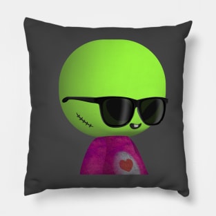 Alien Boy #7072 Pillow