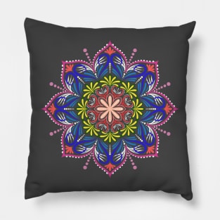 Flowery Mandala Pillow