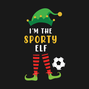 sporty elf family matching christmas T-Shirt