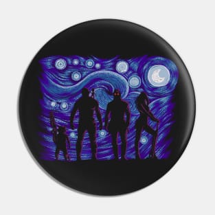 Starry Galaxy Pin