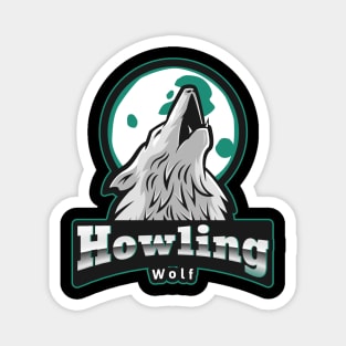 Howling Wolf Magnet