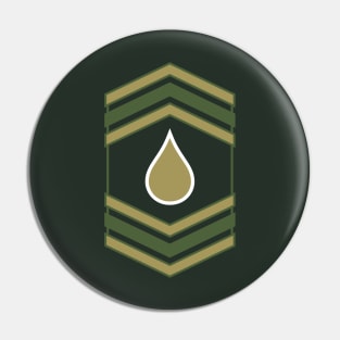 Oil Drop Insignia (Military Green) [Rx-Tp] Pin