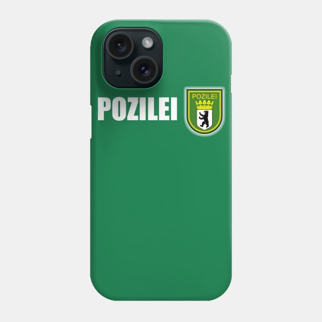 polizei, pozilei berlin Phone Case by hottehue