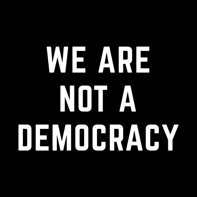 We are not a democracy by Sunshine&Revolt